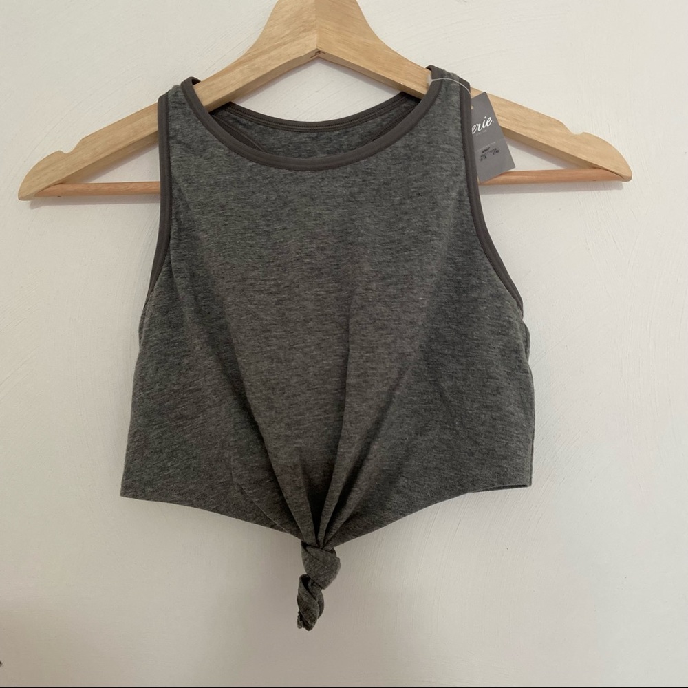 NWT Aerie Gray Racerback Tank Size XS